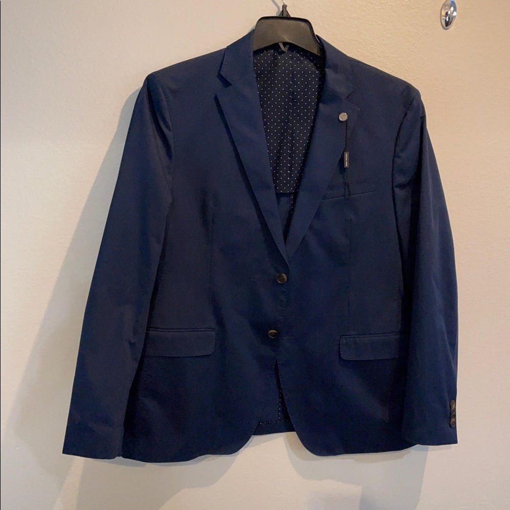 Michael Kors Mens navy blue blazer